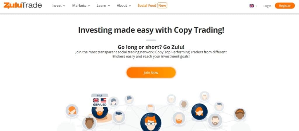 ZuluTrade copy trading platform