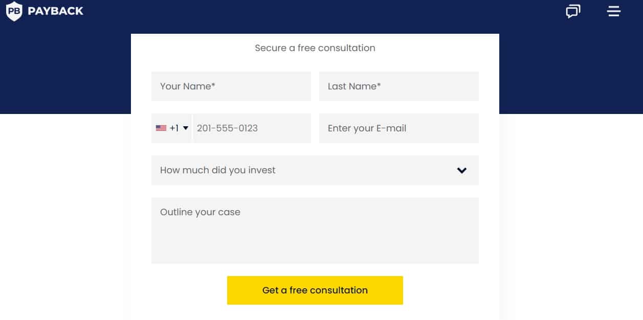 Payback LTD Free Consulsation Payback LTD Free Consulsation