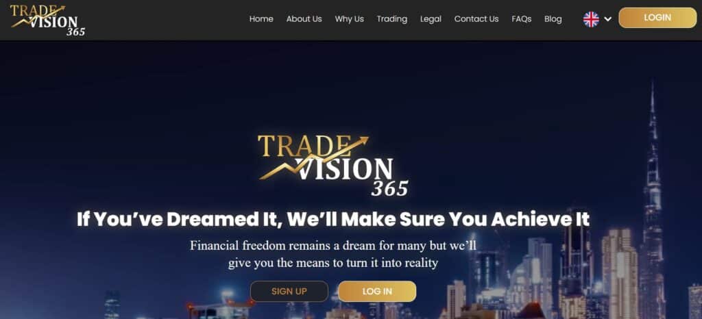 TradeVision365 website TradeVision365 website