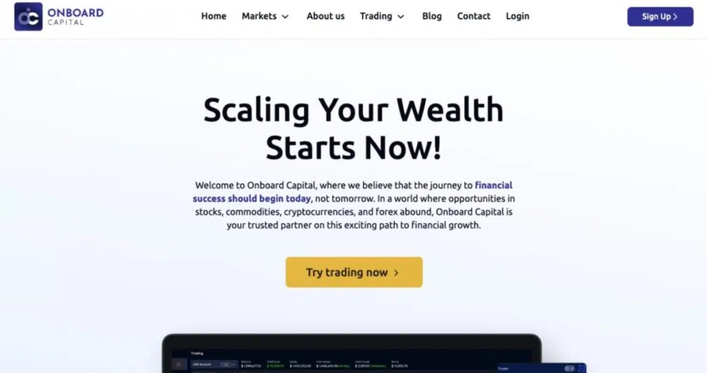 OnBoardCapital website OnBoardCapital website