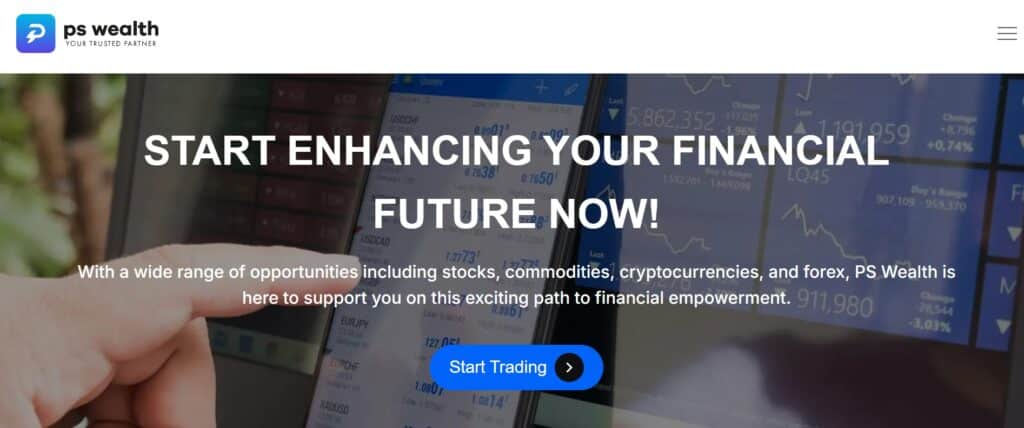 PS Wealth website PS Wealth website